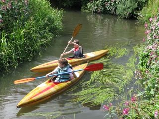 kayakers